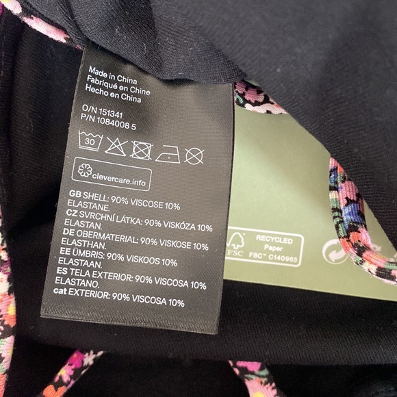 H&M Floral Crop Top - Picture 2 of 5